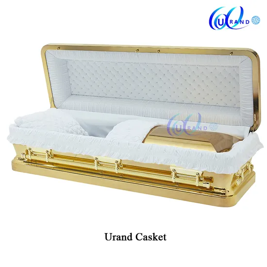 Зеркальная золотая металлическая шкатулка